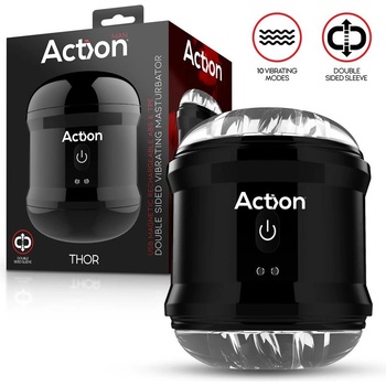 Action Thor Double Sided Vibrating Masturbator