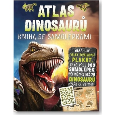 Svojtka & Co. Atlas dinosaurů kniha se samolepkami