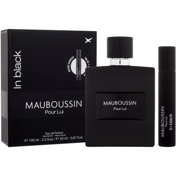 Mauboussin Pour Lui In Black подаръчен комплект: EDP 100 ml + EDP 20 ml за мъже