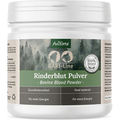 AniForte BARF-Line Prášok z hovädzej krvi 250 g