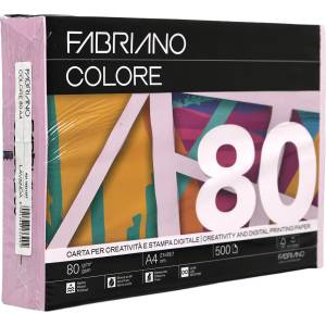 Fabriano Копирна хартия Colore, A4, 80 g/m2, лавандула, 500 листа (1505180174)