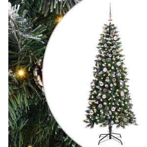 vidaXL С изкуствено коледно дърво Зелено 150 cm (3395810)
