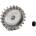 ROBITRONIC Пиньон 24 зъба Модул 1 Отвор на оста 5мм Pinion Module 1 24T Bore 5mm RW1024 (RW1024)