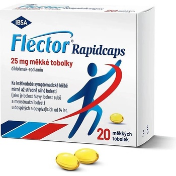 FLECTOR RAPIDCAPS 25MG CPS MOL 20