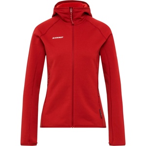 Mammut Дамско поларено яке Mammut Women's Aconcagua Midlayer Hooded Jacket Fleece jacket - Dark Mammut Red (105-5486-0614)
