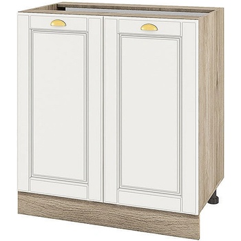 ИРИМ Долен кухненски шкаф Сити АРФ-Бяло мат-09-23 80 см