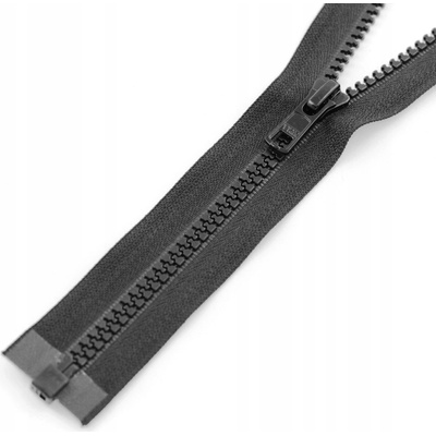 Kostkový zips YKK 75 cm čierny
