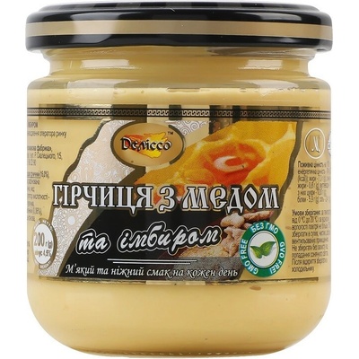 Delisso Hořčice s medem a zázvorem 200 g