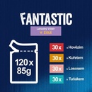 Felix Fantastic hovädzie kuracie losos tuniak v želé 120 x 85 g