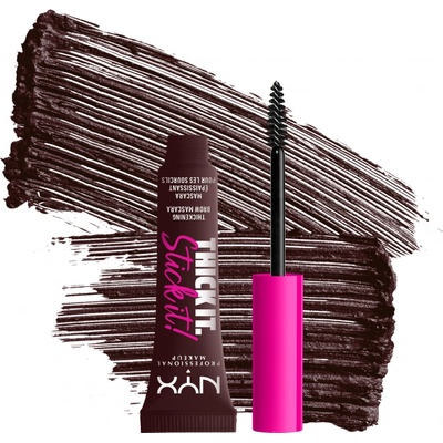 NYX Professional Makeup Thick It Stick It! dlouhotrvající riasenka na obočí 07 Espresso 7 ml