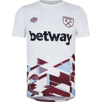 Umbro Фланелка Umbro West Ham Unitd Warm Up Jersey 2023 2024 Adults - New Claret