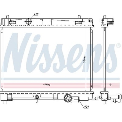 Chladič motoru NISSENS 646859