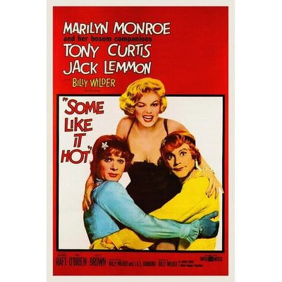 Europosters Plagát, Obraz - Some Like it Hot, Ft. Marilyn Monroe, 26.7 × 40 cm