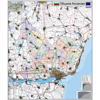 Mapmedia Карта на община Аксаково