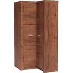 Bogdan Furniture Europe Ъглов гардероб Indianapolis I-14, светла пепел - bogdanmebel
