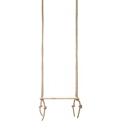 Atmosphera Dětská dřevěná závěsná houpačka Boho chic INDOOR LUX