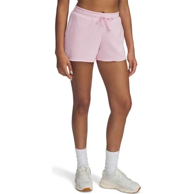 Къси панталони Under armour Rival Terry shorts - Pink (Prime Pink / White)
