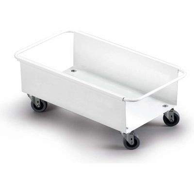 Durabin® Vozík pro 60L obdélníkový bilý