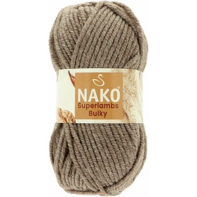 Nako Superlambs Bulky 1367 sivohnedá