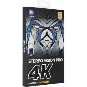 LITO iPhone 18 Pro Max / 17 Pro Max LITO D+ MAX 4K 3D стъкло за защита на екрана, ЕКСТРА здраво, ЧЕРНО (GP-197382)