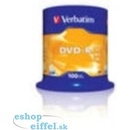 Médiá na napaľovanie Verbatim DVD-R 4,7GB 16x, 100ks