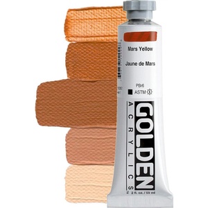 Golden Artist Colors Heavy Body АКРИЛНА боя Mars Yellow 59 ml 1 бр (0001202-2)