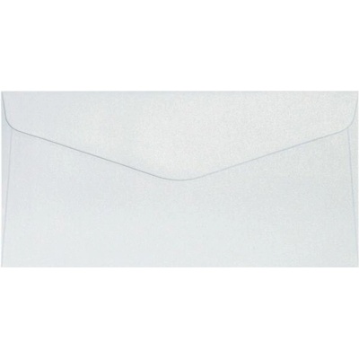 Ozdobné obálky Pearl - DL, 150 g/m2, perleťové, bílé, 10 ks
