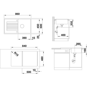 Image 1 of BLANCO ZIA 5 S (520519)