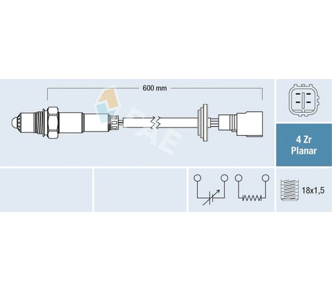 Lambda sonda FAE 77780