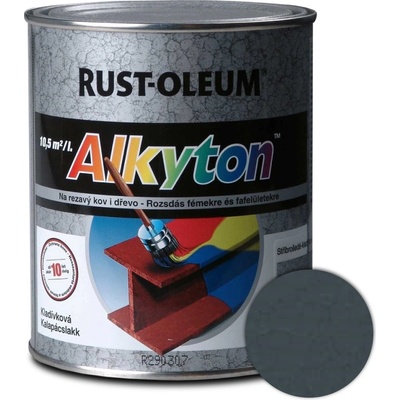 Alkyton kladivková čierna 750ml samozákladový email na kov, drevo a betón