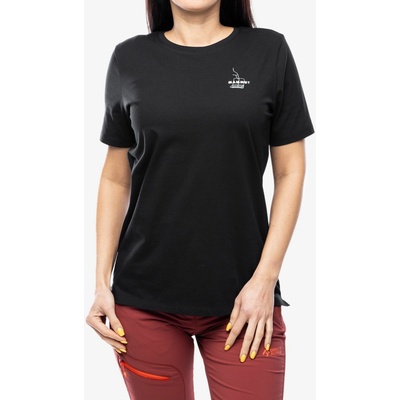 Bavlnené tričko dámske Mammut Core T Shirt Snow black
