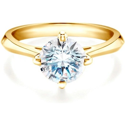 Savicki Zásnubný prsteň The Light žlté zlato laboratórny diamant DL R4 2 LAB Z
