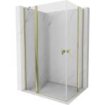 Mexen Mist Duo душ кабина с отваряща се врата 115 x 95 см, прозрачна, златна - 8A4-115-095-50-00 (8A4-115-095-50-00)