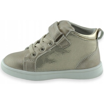 Wojtyłko dívčí přechodové boty z ekokůže stélka z kůže zlatá