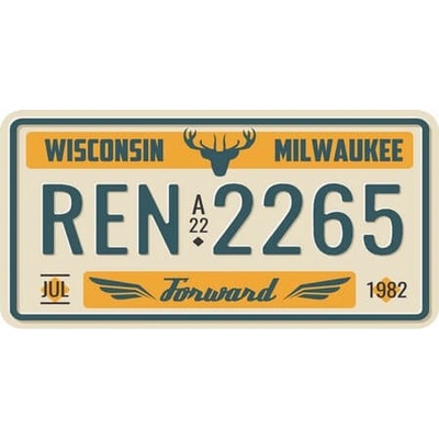 Ceduľa USA značky - Milwaukee