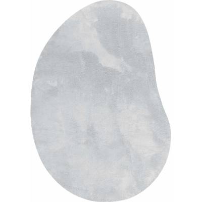 Pure Line Home Плюшен килим овална капка huarte, сив