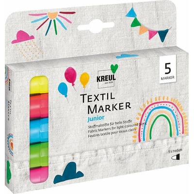 Kreul Fixky na textil Glitter 5 ks