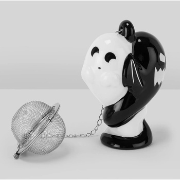 Image 1 of KILLSTAR цедка за чай KILLSTAR - Boo Eek - Черно и бяло - KSRA009090