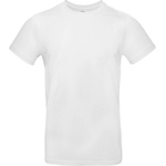 B&C Collection B&c e190 / Мъжка тениска от плътен памук - бяла xl (01003t00104)
