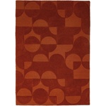 Flair Rugs Теракотен ръчно изработен вълнен килим 160x230 cm Gigi - Flair Rugs (503119382675)