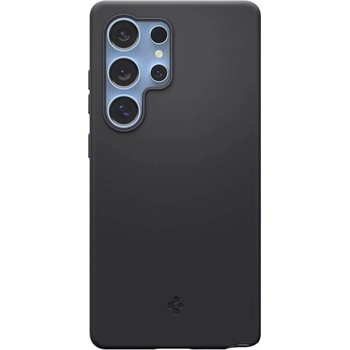 Spigen Magsafe Матов Калъф за Samsung S25 Ultra, Spigen Silicone Fit Case, Черен (ACS09017)