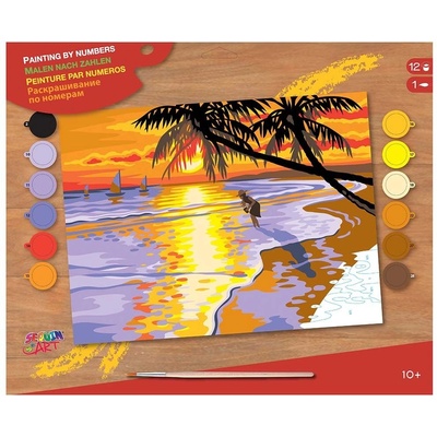 Sequin Art - Рисуване по номера - голям размер, Хавайски залез