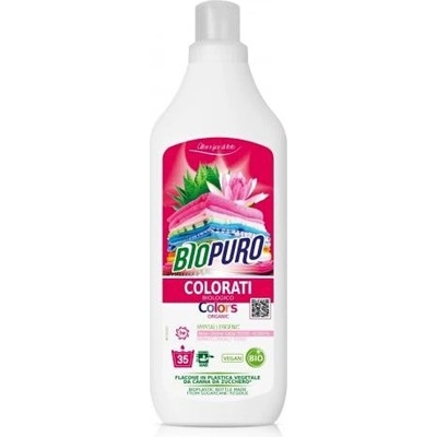 Biopuro Prací gél na farebné prádlo aloe a lotosový kvet BIO 1 l