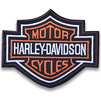 Moto nášivka Harley Davidson Bar and Shield 10cm x 8cm