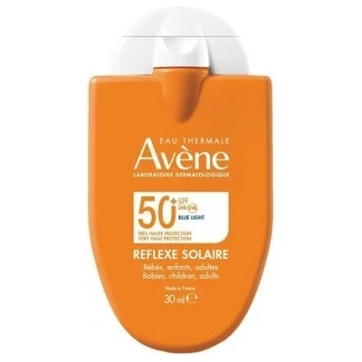 Avène Слънцезащитен крем за лице и тяло със SPF50+ , Avene Reflex Sun Face & Body Sunscreen for Babies, Children and Adults SPF50+ 30 ml