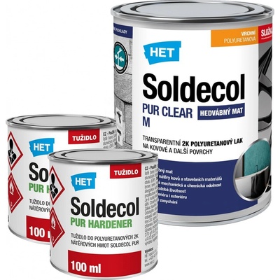 Het SOLDECOL PUR CLEAR HG transparentní 0,5L