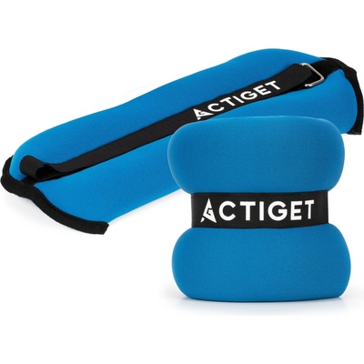 Springos ActiGet Тежести за китки и глезени 2x2kg - Сини (ACT0130)