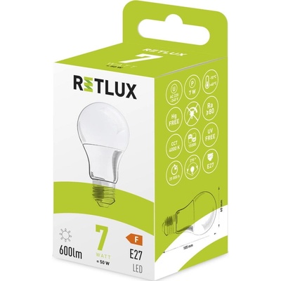 Retlux RLL 401 A60 E27 bulb 7W CW