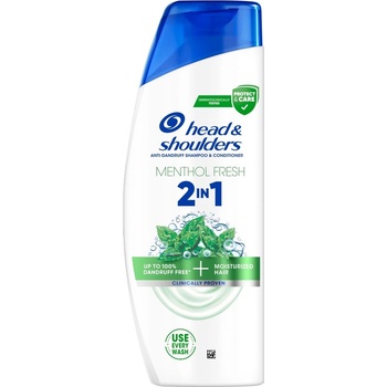 Head & Shoulders Menthol 2v1 šampon a balzám na vlasy proti lupům 250 ml