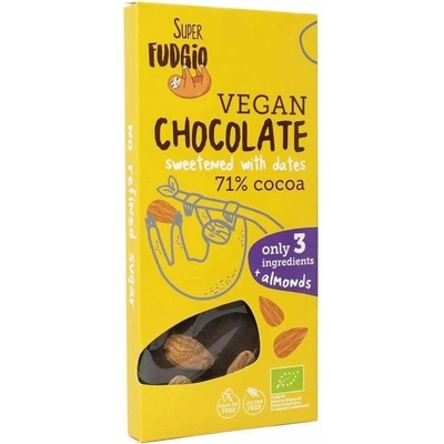 Super Fudgio Veganská slazená datlemi s mandlemi bio 100 g